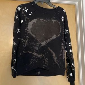 Hand painted by artist sweatshirt top